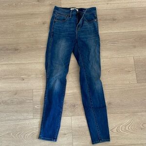 Madewell 10” rise skinny jeans